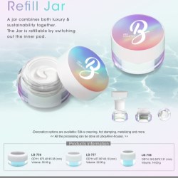 Refill jar offers luxury and sustainability to cosmetics